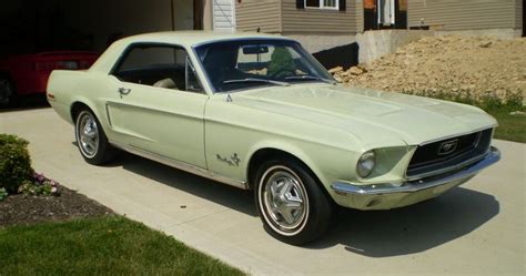 Seafoam Green 1968 Ford Mustang Hardtop Photo Detail