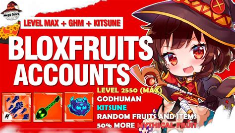 BLOX FRUITS LEVEL 2550 KITSUNE GHM SOUL GUITAR RANDOM AWAKENED