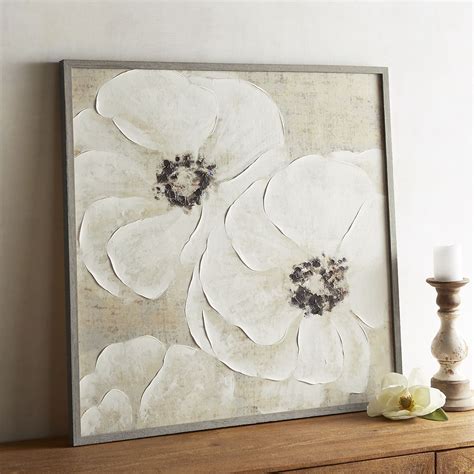 Framed Dreamy Poppies Art Pier 1 Imports Nature Canvas Painting