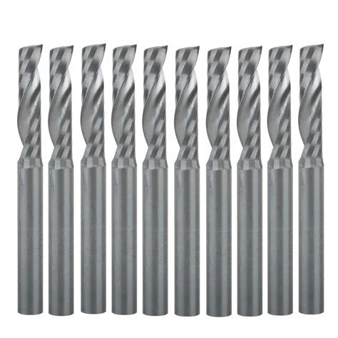 Pcs X Mm Single Flute Bit Carbide End Mill Set Cnc Router End