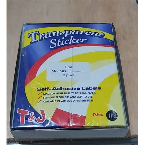 Jual Tom Jerry Label Undangan Transparan Per Pad Shopee Indonesia