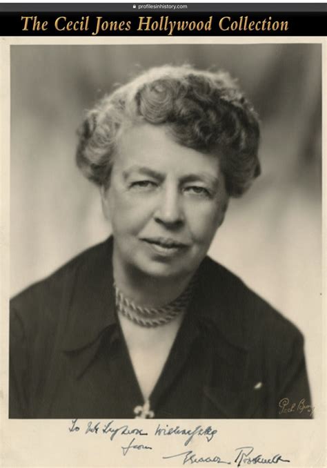 Eleanor Roosevelt Signed Photograph 1930s Vintage Original