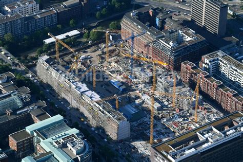 Hamburg Aus Der Vogelperspektive Sonninpark Baustelle Zum Neubau Einer