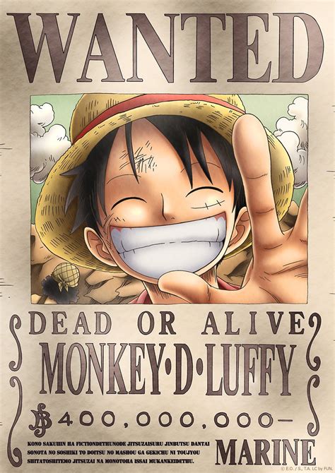 Tokiwa Corporation Anime One Piece Official Licensed Wanted Poster New