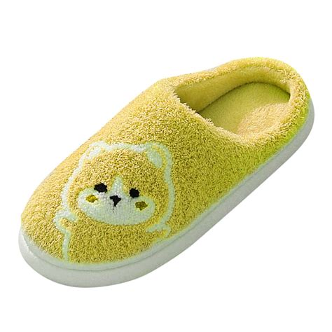 Knqrhpse Slippers For Women Winter Couples Warm Home Baotou Plush Soft