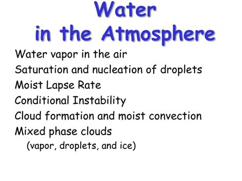 Water vapor pressure