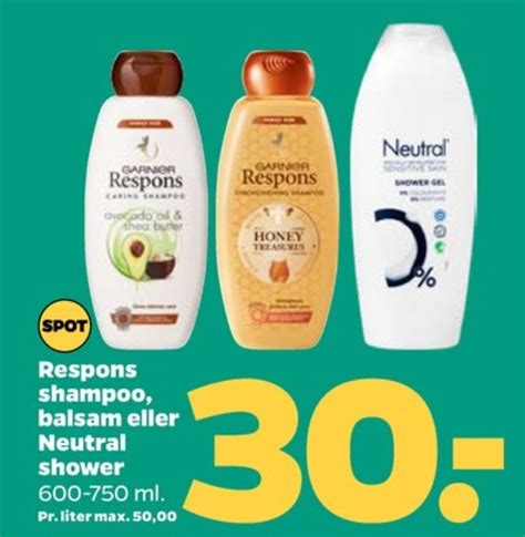 Respons Shampoo Tilbud Hos Netto