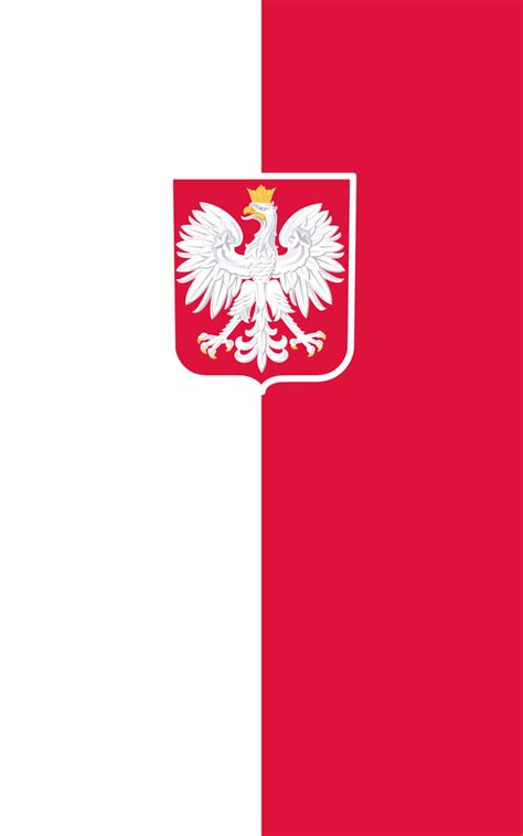 Flag of Poland (with coat of arms) 2 by Alexander517 on DeviantArt