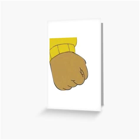 "Arthur fist" Greeting Card by jresher | Redbubble