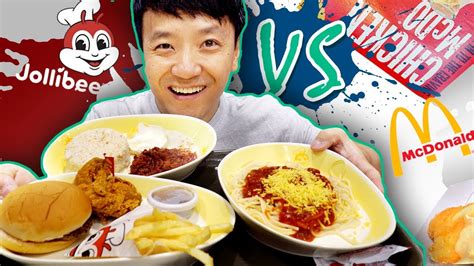 BEST Fast Food JOLLIBEE Vs MCDONALD S In The PHILIPPINES Alo Japan