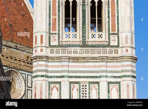 Florence Cathedral & Bell Tower (detail Stock Photo - Alamy