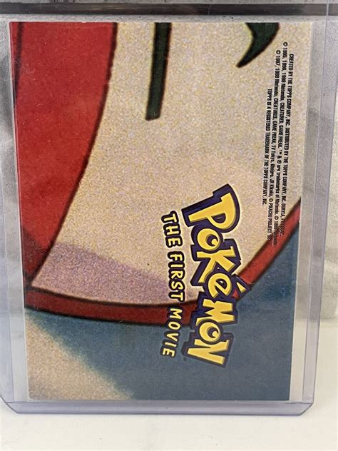 Mavin TOPPS Pokemon The First Movie Card Checklist Black Label