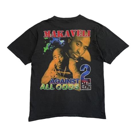 Vintage Vintage Tupac Shakur Against All Odds T Shirt Grailed