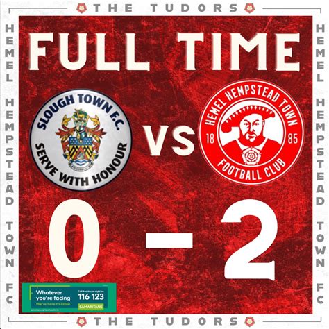 Hemel Hempstead Town FC on Twitter: "FULL TIME!! What a great game, the ...