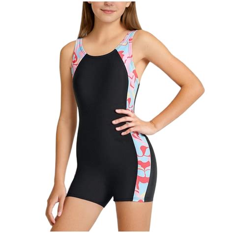 CYRBOKO One-Pieces Swimsuits for Girls, Soft Quick-dry Summer
