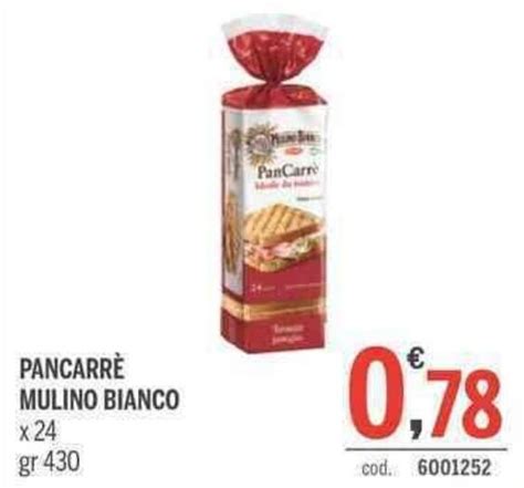 Mulino Bianco Pancarrè x24 gr 430 offerta di Elefante Cash Carry