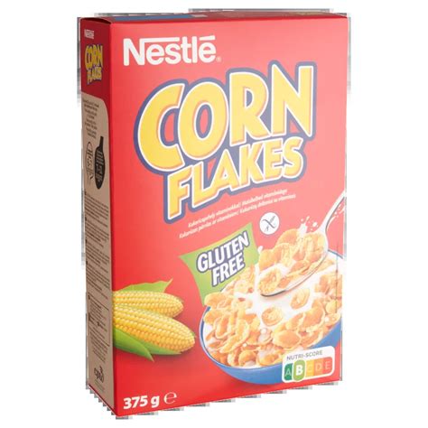 Nestlé Corn Flakes Gluténmentes Ropogós Kukoricapehely Vitaminokkal 375 G