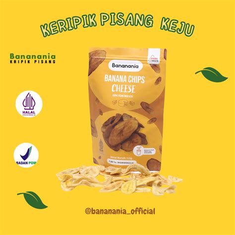 Jual Bananania Banana Chips Cheese Gr Keripik Kripik Pisang