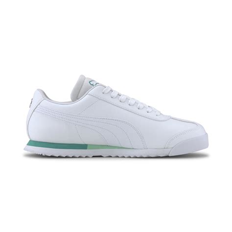 Venta Puma Roma Blanco Con Verde En Stock