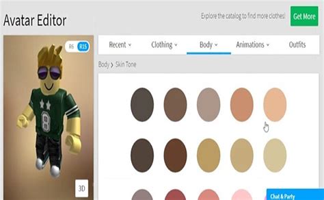 C Mo Cambio El Color De Piel De Mi Avatar En Roblox Actualizar