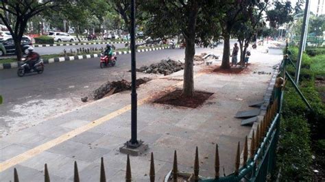 Dirombak Total Begini Penampakan Pedestrian Jalan Tegar Beriman