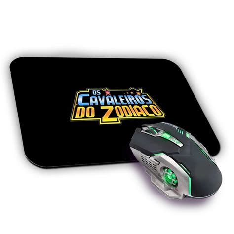 Mousepad Premium Saint Seiya Logo Cavaleiros do Zodíaco Elo7