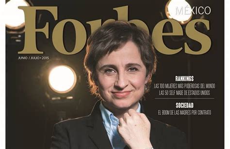 Aristegui Aparece En Portada De Forbes Como Una De Las Mujeres Más