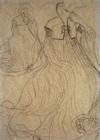 Gustav Klimt Study For Schubert At The Piano