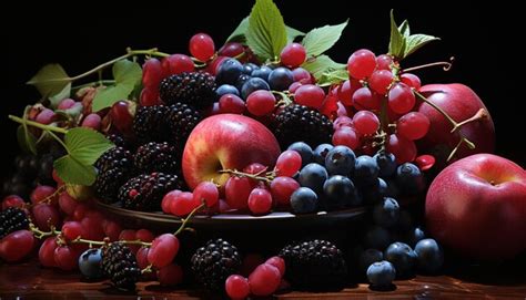 Premium AI Image Freshness Of Nature Bounty Healthy Eating Ripe Berry