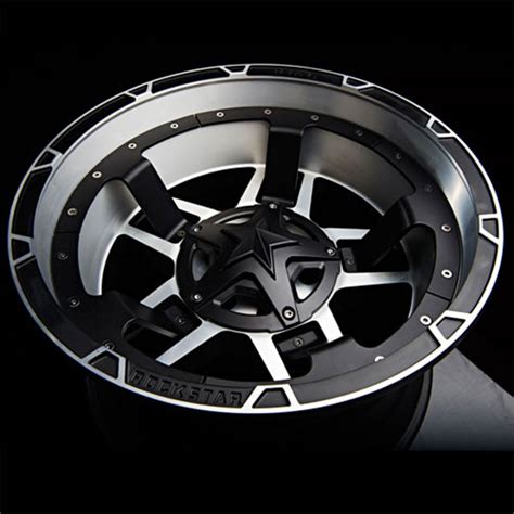 KMC Rockstar RS3 Matte Black Machined With Black Accents 17x8 Wheels ...