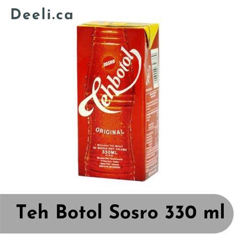 Jual Teh Botol Sosro Kotak 330 Ml Teh Botol Sosro 330ml Shopee