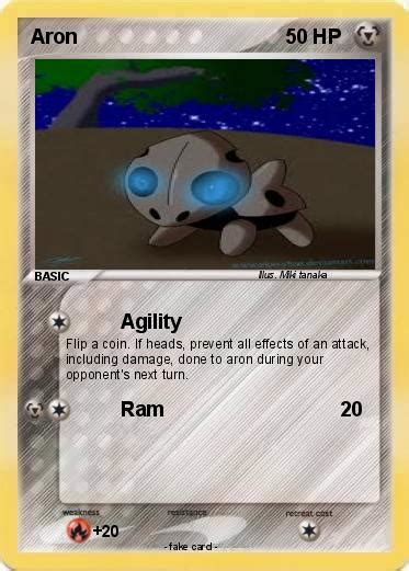 Pokémon Aron 65 65 - Agility - My Pokemon Card