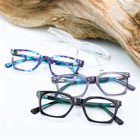 Black Geek Chic Square Geometric Eyeglasses Medhi