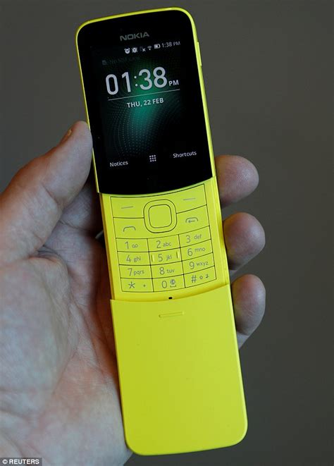 Nokia S Retro Banana Phone Is Back Daily Mail Online