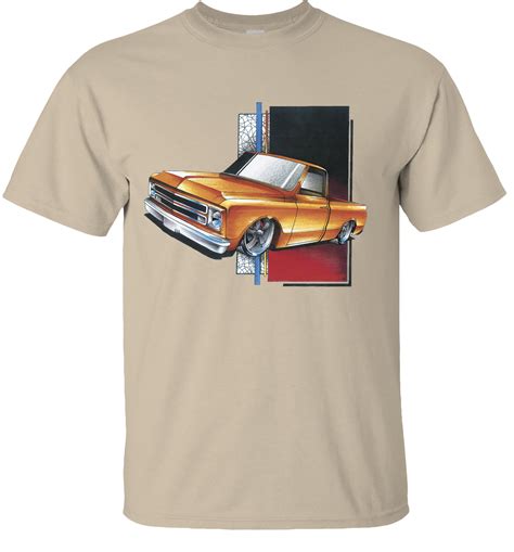 Buy Fair Game Chevrolet T Shirt C 10 Square Body Chevy Orange Truck T Shirt Chevrolet