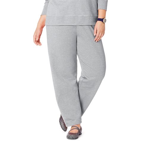 Just My Size - Women's Plus Size Fleece Petite Sweatpant, up to size 5X ...