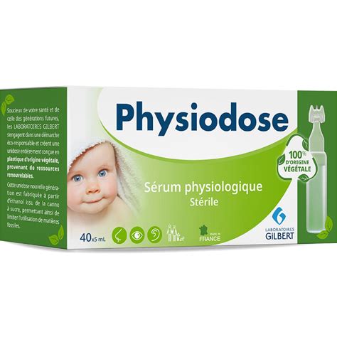 Nước Muối Sinh Lý Physiodose Pháp 5ml40 Ống Tã Sữa Subin