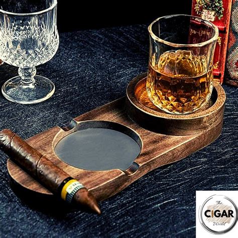 Wood Cigar Ashtray Etsy