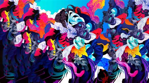 Artwork Colorful Abstract Cloth 1920x1080 Wallpaper Wallhaven Cc