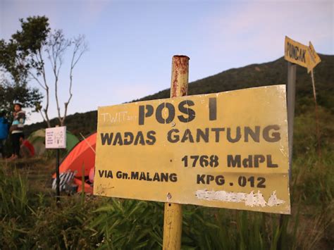 Pendakian Gunung Slamet Dibuka Via Jalur Gunung Malang Mau Coba