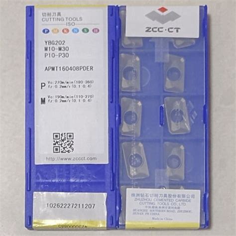 Pcs Apmt Pder Dr Ybg Zcc Ct Tools Cnc Blade Carbide Inserts