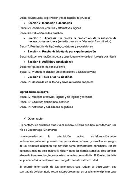 Procesos Basicos Del Metodo Cientifico Docx