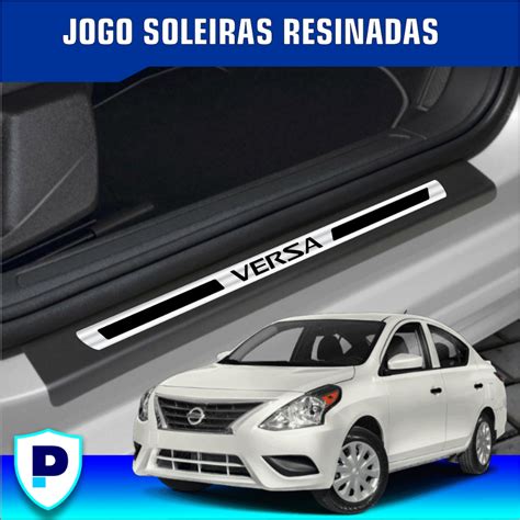 Soleira Resinada Nissan Versa Kit Shopee Brasil