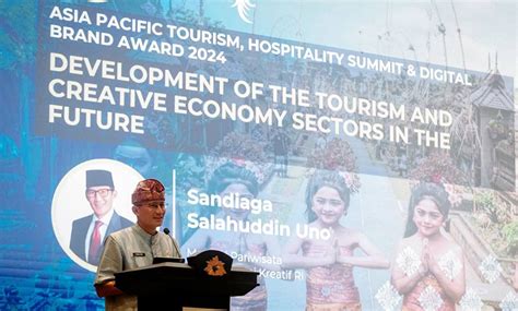 Menparekraf Buka Asia Pasific Tourism Hospitality Summit And Digital