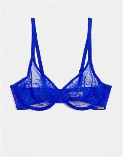 Gossard Lace Bra Asos Lingerie Inspo Swimwear Blue Shopping Fashion