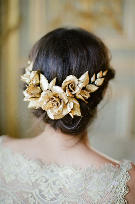 Gold Bridal Hair Pieces Lust After These