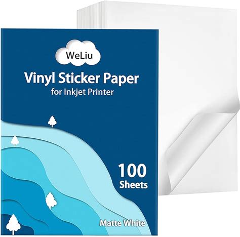 Joyeza Premium Printable Vinyl Sticker Paper For Inkjet Printer