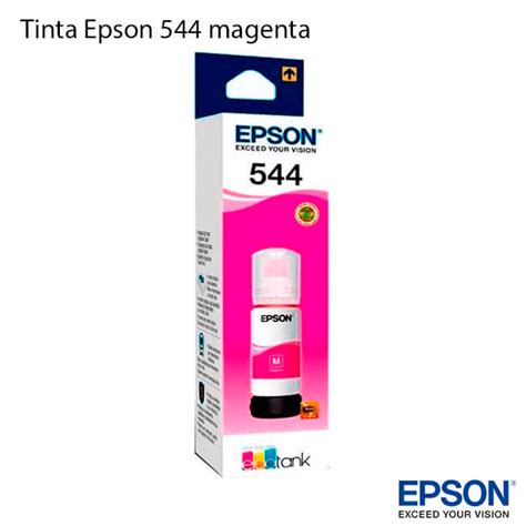 Botella De Tinta Epson T544320 Original Magenta