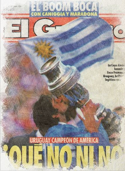 Uruguay Campeón De América 1995 Revista El Gráfico Conmebol Y Guerin Sportivo