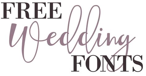 Free wedding fonts for free - lasopatb